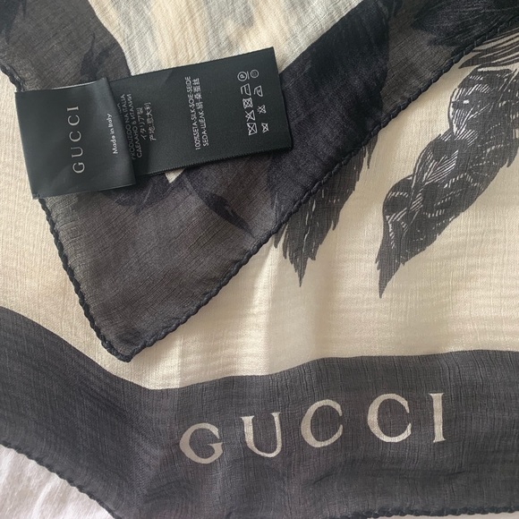Gucci Chiffon Scarf - Picture 2 of 4